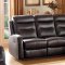 Coppins Motion Sofa 8316 in Chocolate by Homelegance w/Options