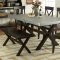 Keaton II Dining Table 5Pc Set 219-CD in Charcoal by Liberty