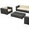 Palm Outdoor Patio Sectional 7Pc Set Choice of Color by Modway