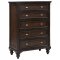 Andover Bedroom 223631 in Dark Oak by Coaster w/Options