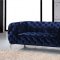 Mercer 646 Sofa in Navy Velvet Fabric w/Optional Items