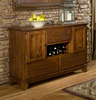 Marcel 2489-40 Server in Warm Oak by Homelegance