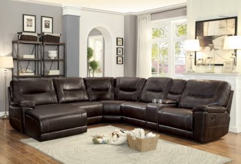 Columbus Motion Sectional Sofa 8490-6LCRR by Homelegance [HESS-8490-6LCRR Columbus]