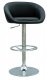 Black & Chrome Set of 2 Swivel Barstools w/Adjustable Height