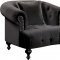 Rayne Sofa CM6179BK in Black Flannelette w/Options