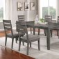 Viana 5Pc Dining Set CM3716T-72 in Gray & Light Gray w/Options