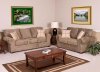 Dynasty Chamois Truffle Fabric Tammy 5172 Sofa & Loveseat Set