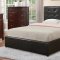 F9250 Bedroom Set by Boss w/Espresso Leatherette Upholstered Bed