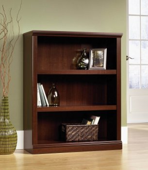 Select Cherry Finish Modern 3 Shelf Bookcase [CTCBC-SA412808]