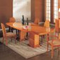 Two-Toned High Gloss Finish Contemporary Dining Set