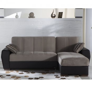 Estivo Lilyum Gray Sectional Sofa by Sunset w/Options [IKSS-Estivo Lilyum Gray]