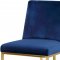 Heidi Dining Chair 776 Set of 2 Navy Velvet Fabric by Meridian