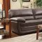 Adrian 8588BRW Sofa by Homelegance in Dark Brown w/Options