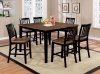 Izidora Counter Ht Dining Set 7Pc CM3164PT in Rustic Oak