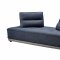 Glendale Sectional Sofa in Blue & Grey Fabric by VIG