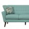 Maja Sofa & Loveseat 9807TL in Teal by Homelegance w/Options