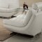 S818W Sofa in White Italian Leather by Pantek w/Options