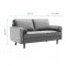 Valour Sofa in Gray Velvet Fabric by Modway w/Options