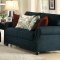 Summerson Sofa 8305FA in Navy Fabric by Homelegance w/Options