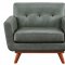 Lyon Sofa TOV-S31 in Smoke Grey Eco-Leather by TOV Furniture