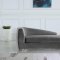 Julian Sofa 621 in Grey Velvet Fabric by Meridian w/Options