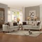 Ouray Sofa 8323 in Pebble Velvet Fabric by Homelegance w/Options