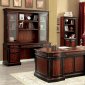 Strandburg CM-DK6255D Office Desk in Cherry & Black w/Options