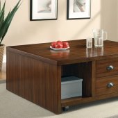 701758 Coffee Table by Coaster w/Casters