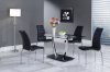 D716DT Dining Set 5Pc in Black by Global