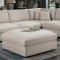 Casoria Sectional Sofa 9869 in Neutral Fabric by Homelegance