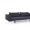 Recast Sofa Bed in Nist Blue Fabric w/Arms by Innovation