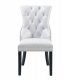 D2105DC Dining Chair Set of 4 in White Fabric by Global