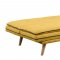 Savilla Adjustable Sofa 57160 in Yellow Linen Fabric by Acme