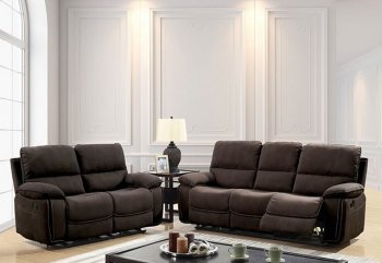 Amaris Motion Sofa CM6596 in Brown Fabric w/Options [FAS-CM6596-Amaris]