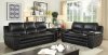 Mirielle Sofa CM6502 in Black Top Grain Leather w/Options