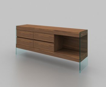 Elm Buffet in Walnut by J&M Furniture [JMBU-Elm]