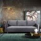 Milan Sofa TOV-L4111 in Grey Velvet Fabric by TOV Furniture