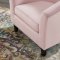 Prospect Accent Chair Set of 2 in Pink Velvet by Modway