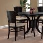 Espresso Finish Modern Round Dining Table w/Optional Chairs