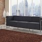 Charles Grande Sofa in Dark Gray Wool by Modway w/Options