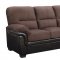 UMC3-KD-CHOC Sofa & Loveseat in Chocolate/Brown by Global