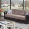 Avalon Sofa Bed in Brown Fabric by Casamode w/Options