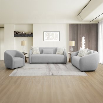 Etienne Sofa LV03590 in Gray Linen by Acme w/Options [AMS-LV03590 Etienne]