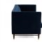 Miramar Sofa in Blue Velvet Fabric by VIG