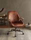 Hamilton Office Chair 92413 in Cocoa Top Grain Leather by Acme