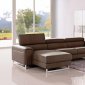 1162B Sectional Sofa in Brown Fabric by VIG