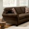 SM5058 Bangor Sofa in Chocolate Fabric w/Options