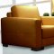 Tobacco Full Thick Leather Modern Sofa w/Options