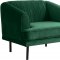 Rory Sofa 689 in Green Velvet Fabric by Meridian w/Options