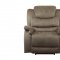 Shola Power Motion Sofa 9848BR-3PWH in Brown by Homelegance